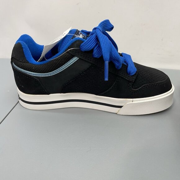 Skechers Vert II Skate Sneakers Shoes Athletic Blue Black Kids 12.5 - Picture 10 of 14